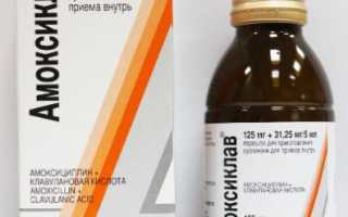 Как приготовить суспензию Амоксиклав для детей?