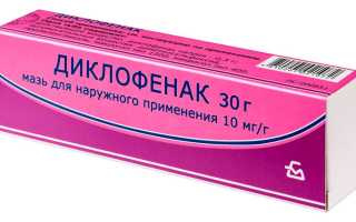 Диклофенак — инструкция и цена