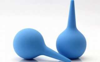 Клизма грушей