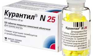 Курантил — инструкция и цена
