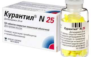 Курантил — инструкция и цена
