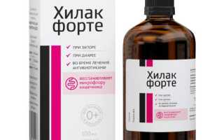 Хилак форте — инструкция и цена