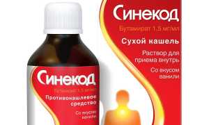 Синекод — инструкция и цена