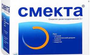 Через сколько начинает действовать Смекта?