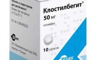 Клостилбегит — инструкция и цена