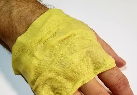 Отмачивание присохшей повязки